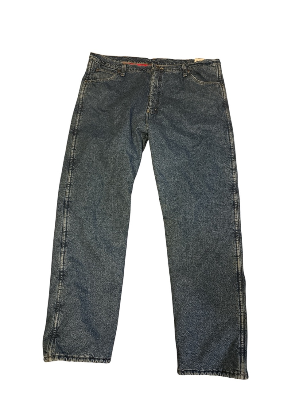 Wrangler Men's Relaxed Fit Dark Blue Denim Jeans